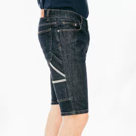 Short de travail denim bio et stretch Dakhla