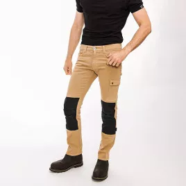 Pantalon de travail en coton biologique avec poches genouillères Delta G