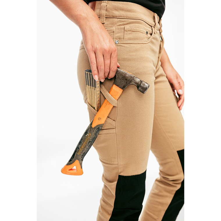 Pantalon de travail en coton biologique avec poches genouillères Delta G Pantalon de travail en coton biologique avec poches genouillères Delta G
