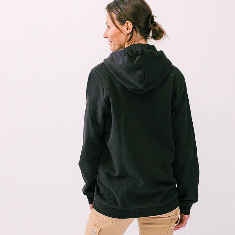 Sweat zippé à capuche en coton organique certifié GOTS Jeri femme Sweat zippé à capuche en coton organique certifié GOTS Jeri femme