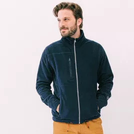 Polaire professionnelle zippée en polyester recyclé Haisen