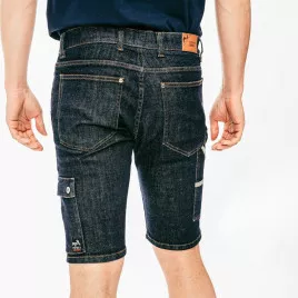 Short de travail denim bio et stretch Dakhla