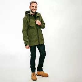 Veste de pluie unisexe en matière recyclée Strouanne