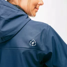 Veste de pluie unisexe en matière recyclée Strouanne