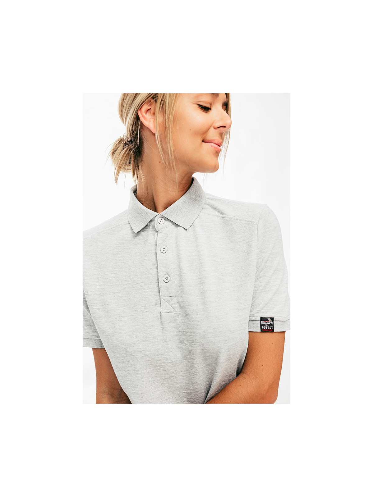 Polo professionnel uni en coton organique Clipon