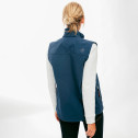 Gilet de travail Softshell sans manches en matière recyclée bleu, à personnaliser Gilet de travail Softshell sans manches en matière recyclée bleu, à personnaliser